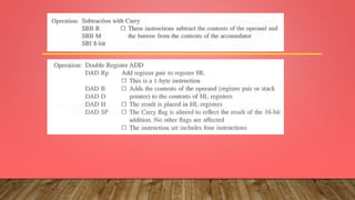 BCD arithmetic and 16-bit data operations
