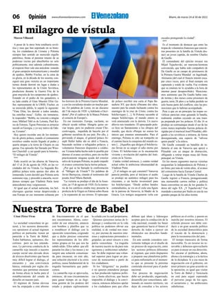 Semanario El Venezolano del 24 al 30 marzo 2022