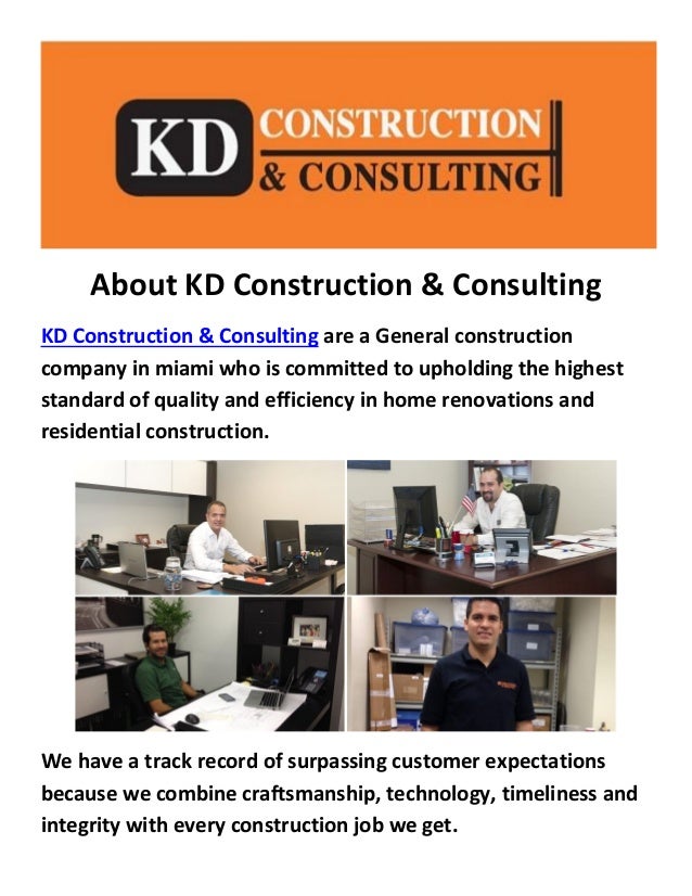 KD Construction & Consulting Construction Company In Miami, FL (305