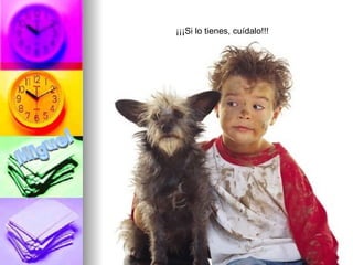 ¡¡¡Si lo tienes, cuídalo!!! Miguel