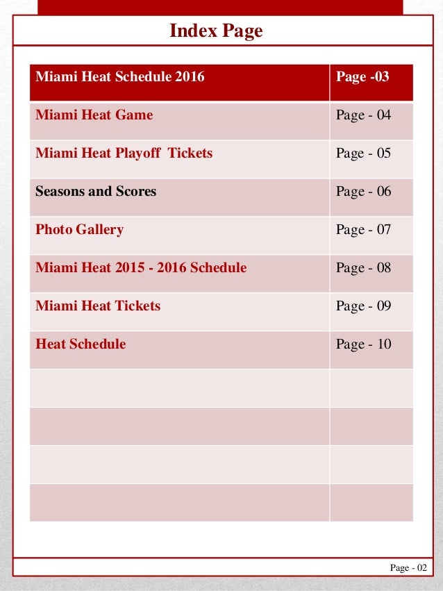 Miami Heat Playoff Tickets
