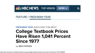 http://www.nbcnews.com/feature/freshman-year/college-textbook-prices-have-risen-812-percent-1978-n399926
 