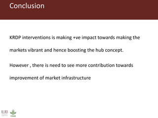 Evidence based advocacy for livestock market—Lolkuniani market