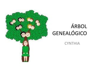 ÁRBOL
GENEALÓGICO
CYNTHIA
 