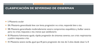 Miastenia gravis | PPTX