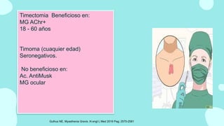 Timectomia Miastenia gravis desde la oftalmologia .pptx