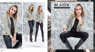 B L A Z E R C O N B O T O N E S F O R R A D O S
S I L U E T A C L Á S I C A Y F E M E N I N A
BLAZER
GLAMOUR DESLUMBRANTE
E X C L U S I V E P R O D U C T
E S T I L I Z A D A
F E M E N I N A
Blazer
PonteRoma//
Melange
S,M,L
Cod.65237
S/.179.90
2120
 