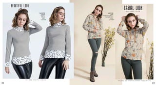 Polera
FrenchTerrySublima//
EstampadoFlores
S,M,L
Cod.70740
S/.79.90
CASUAL LOOKF L O W E R S C O L O R
C H O M P A E F E C T O C A M I S A
P O L E R A E N F R E N C H T E R R Y S U B L I M A D O
BEAUTIFUL LOOK
Chompa
Angora//
Melange
S,M,L
Cod.94766
S/.64.90
4342
 