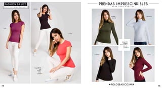 #POLOSBASICOSMIA
2.NEGRO 2.VINO
2.VERDE
MILITAR
2.BLANCO
Cafarena
JerseyLicrado//
S,M,L,XL
Cod.919
S/.29.90
PRENDAS IMPRESCINDIBLES
P A R A T O D A O C A S I Ó N
Polo
Jersey//
S,M,L
Cod.99115
S/.24.90
NEGRO
FASHION BASICS
E L I G E T U C O L O R F A V O R I T O
1.NEGRO
1.UVA
1.CORAL
1.
2.
7574
 