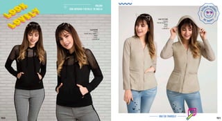 Polera
FrenchTerry/Malla//
Negro
S,M,L
Cod.45458
S/.64.90
Casaca
PieldeCordero//
Beige
S,M,L
Cod.1211320
S/.99.90
POLERA
CON CAPUCHA Y DETALLE DE MALLA
DO
NUTWO
RRY
BE HAPPY
---------- ONLY BE YOURSELF ----------
101100
 