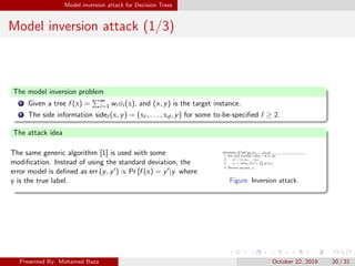 Model Inversion attack exploiting confidence intervals | PDF