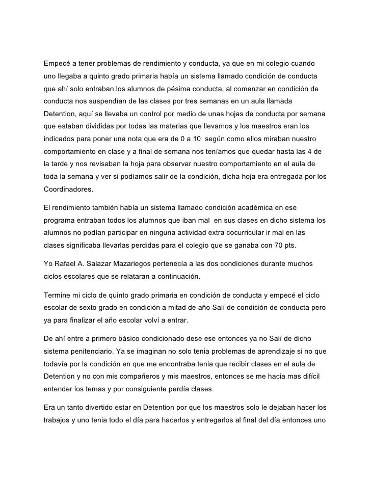 Como Hacer Una Autobiografia Para Niños De Primaria