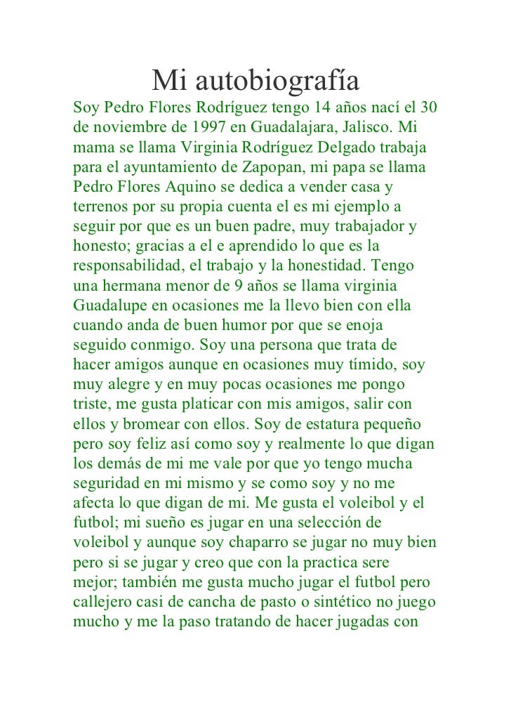 Mi autobiografía