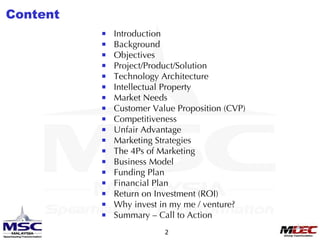 Mibpc2007 B Plan Presentation Template | PPT