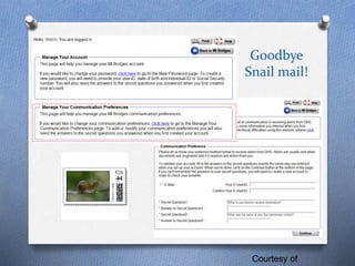 Goodbye
Snail mail!
Courtesy of
 