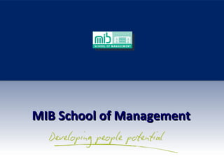 MIB School of Management 