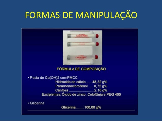 Medicação Intracanal Na Endodontia Paramonoclorofenol Canforado H