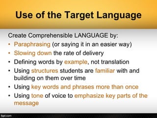 Teaching in the Target Language - Brandon Zaslow