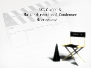 AKG C 4000 B  Multi-directional Condenser Microphone 