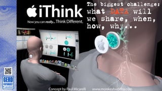 The biggest challenge:
what DATA will
we share, when,
how, why...
 