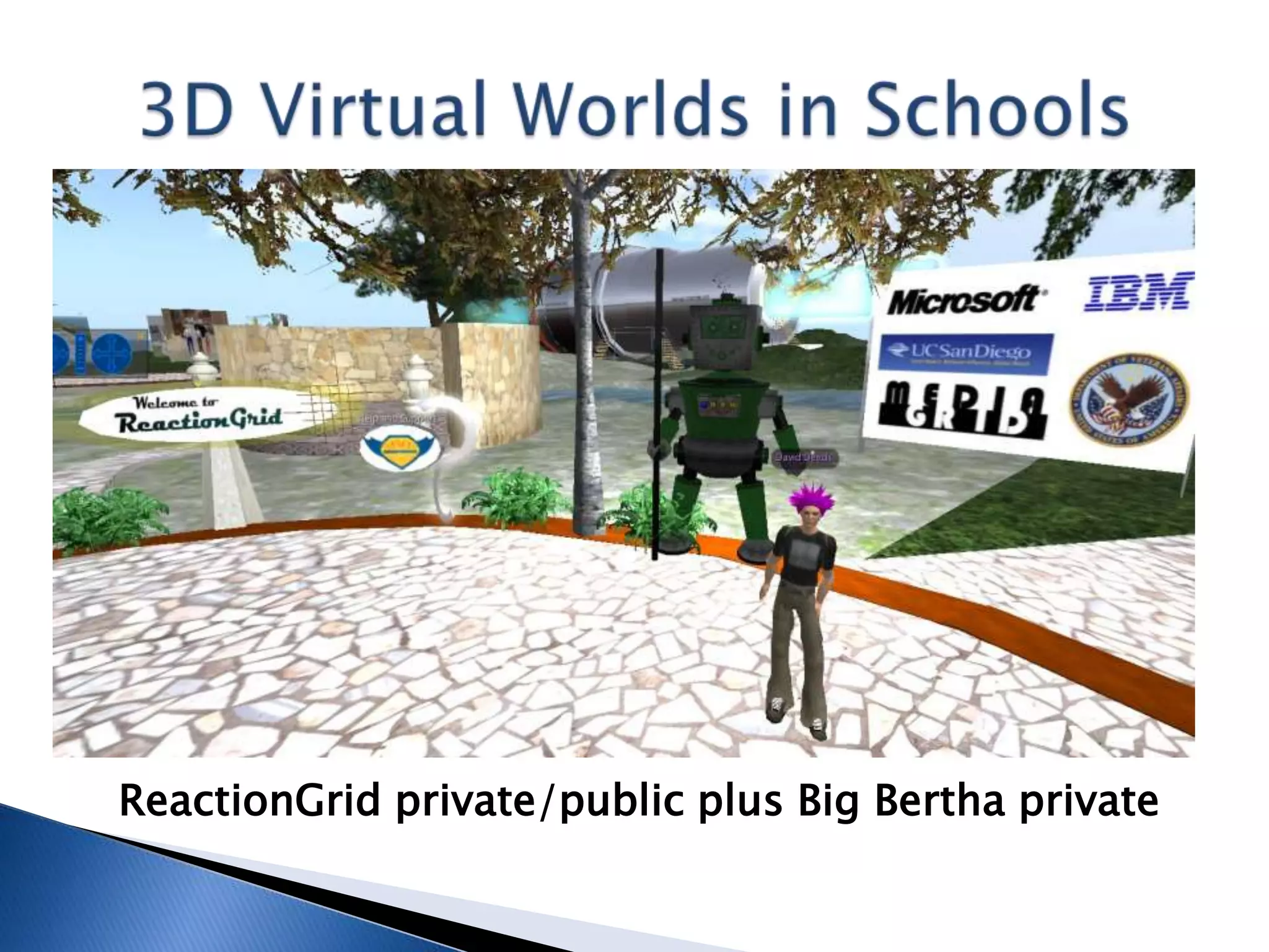 ReactionGrid private/public plus Big Bertha private
 