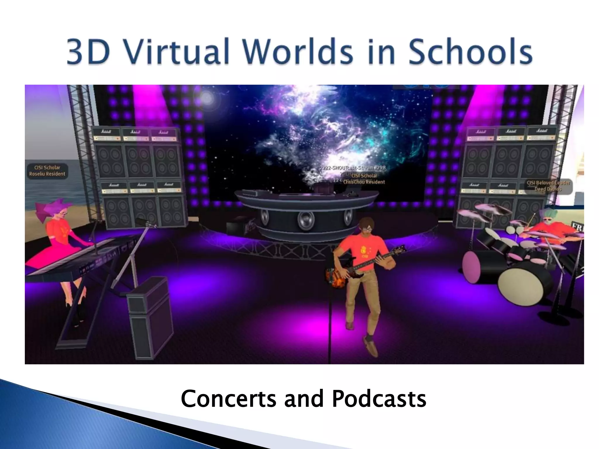 Concerts and Podcasts
 