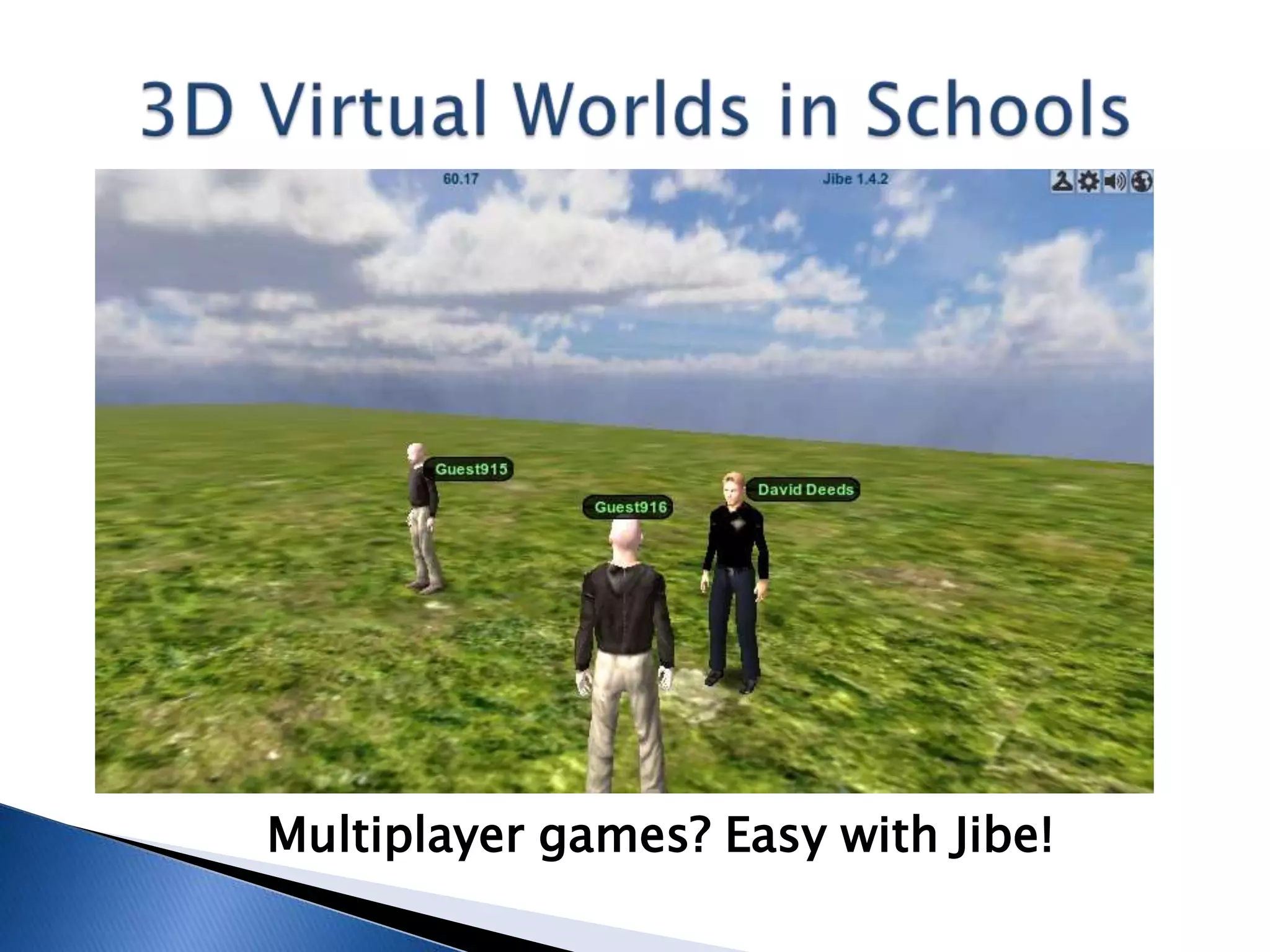 Multiplayer games? Easy with Jibe!
 