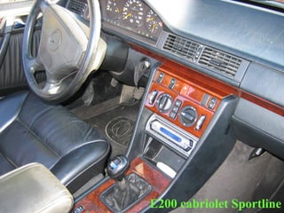 E200 cabriolet Sportline 