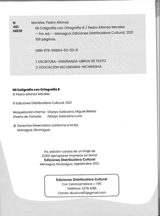 Mi caligrafia con ortografia 8