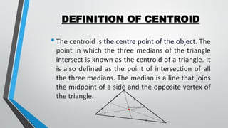 CENCEPT OF CENTROID | PDF