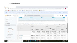 2.Audience Report
 