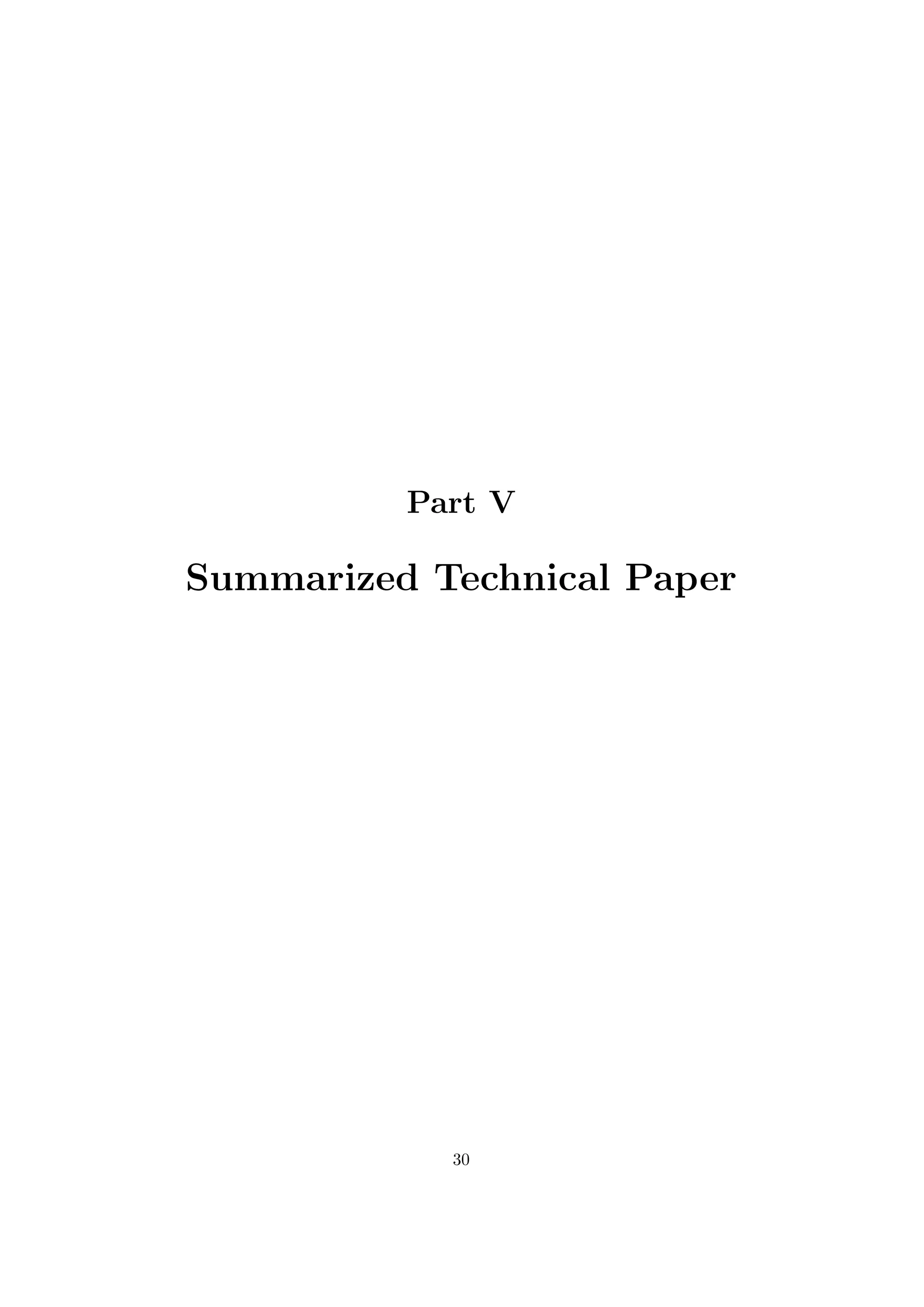 Part V

Summarized Technical Paper




            30
 