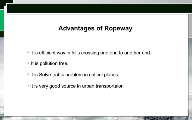 Ropeway | PPT