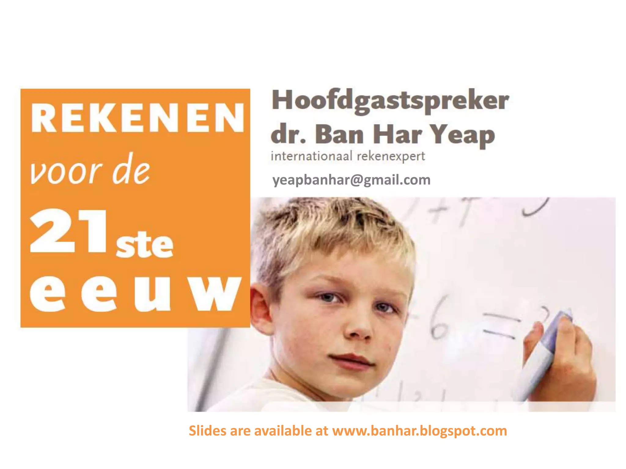 yeapbanhar@gmail.com




Slides are available at www.banhar.blogspot.com
 