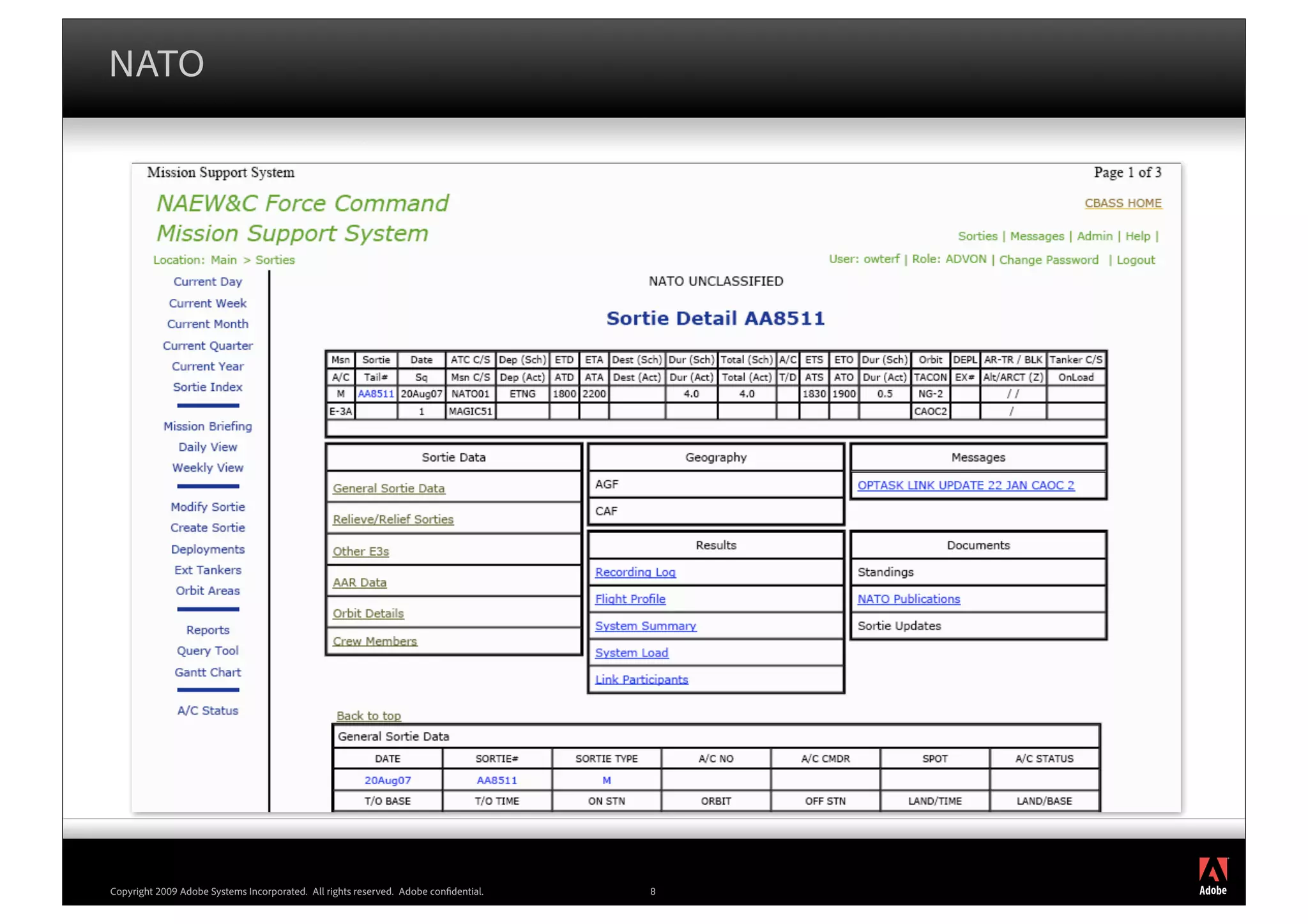 NATO




                                                                                         ®




Copyright 2009 Adobe Systems Incorporated. All rights reserved. Adobe con dential.   8
 