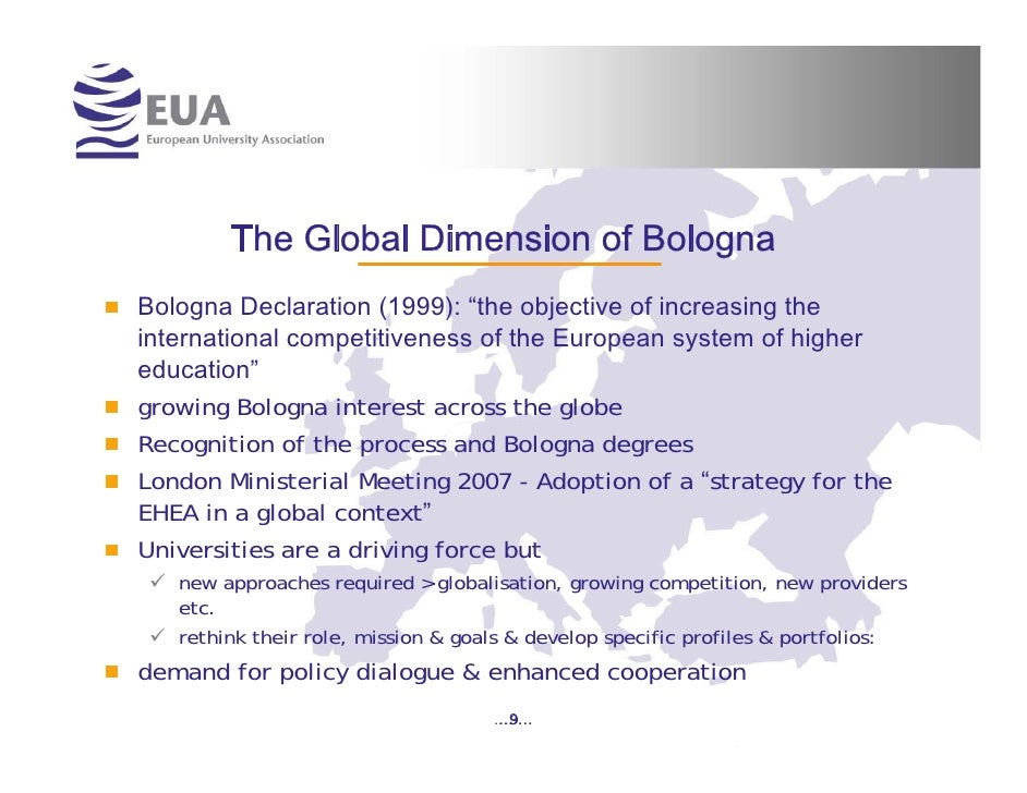 The Bologna Process 2010 and beyond