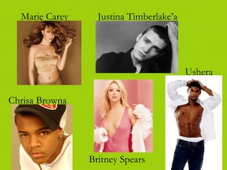 Marię Carey Ushera Britney Spears Justina Timberlake’a Chrisa Browna 
