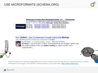 USE MICROFORMATS (SCHEMA.ORG)




   Search Engines are making a large attempt to move to object-orient the web and are re...