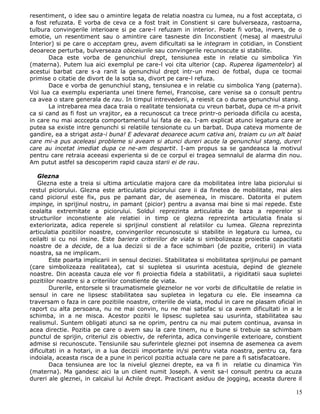 resentiment, o idee sau o amintire legata de relatia noastra cu lumea, nu a fost acceptata, ci
a fost refuzata. E vorba de ceva ce a fost trait in Constient si care bulverseaza, rastoarna,
tulbura convingerile interioare si pe care-l refuzam in interior. Poate fi vorba, invers, de o
emotie, un resentiment sau o amintire care tasneste din Inconstient (mesaj al maestrului
Interior) si pe care o acceptam greu, avem dificultati sa le integram in cotidian, in Constient
deoarece perturba, bulverseaza obiceiurile sau convingerile recunoscute si stabilite.
       Daca este vorba de genunchiul drept, tensiunea este in relatie cu simbolica Yin
(materna). Putem lua aici exemplul pe care-l voi cita ulterior (cap. Ruperea ligamentelor) al
acestui barbat care s-a ranit la genunchiul drept intr-un meci de fotbal, dupa ce tocmai
primise o citatie de divort de la sotia sa, divort pe care-l refuza.
       Dace e vorba de genunchiul stang, tensiunea e in relatie cu simbolica Yang (paterna).
Voi lua ca exemplu experianta unei tinere femei, Francoise, care venise sa o consult pentru
ca avea o stare generala de rau. In timpul intrevederii, a reiesit ca o durea genunchiul stang.
       La intrebarea mea daca traia o realitate tensionata cu vreun barbat, dupa ce m-a privit
ca si cand as fi fost un vrajitor, ea a recunoscut ca trece printr-o perioada dificila cu acesta,
in care nu mai acccepta comportamentul lui fata de ea. I-am explicat atunci legatura care ar
putea sa existe intre genunchi si relatiile tensionate cu un barbat. Dupa cateva momente de
gandire, ea a strigat asta-i buna! E adevarat deoarece acum cativa ani, traiam cu un alt baiat
care mi-a pus aceleasi probleme si aveam si atunci dureri acute la genunchiul stang, dureri
care au incetat imediat dupa ce ne-am despartit. I-am propus sa se gandeasca la motivul
pentru care retraia aceeasi experienta si de ce corpul ei tragea semnalul de alarma din nou.
Am putut astfel sa descoperim rapid cauza starii ei de rau.

   Glezna
   Glezna este a treia si ultima articulatie majora care da mobilitatea intre laba piciorului si
restul piciorului. Glezna este articulatia piciorului care ii da finetea de mobilitate, mai ales
cand piciorul este fix, pus pe pamant dar, de asemenea, in miscare. Datorita ei putem
impinge, in sprijinul nostru, in pamant (picior) pentru a avansa mai bine si mai repede. Este
cealalta extremitate a piciorului. Soldul reprezinta articulatia de baza a reperelor si
structurilor inconstiente ale relatiei in timp ce glezna reprezinta articulatia finala si
exteriorizata, adica reperele si sprijinul constient al relatiilor cu lumea. Glezna reprezinta
articulatia pozitiilor noastre, convingerilor recunoscute si stabilite in legatura cu lumea, cu
ceilalti si cu noi insine. Este bariera criteriilor de viata si simbolizeaza proiectia capacitatii
noastre de a decide, de a lua decizii si de a face schimbari (de pozitie, criterii) in viata
noastra, sa ne implicam.
        Este poarta implicarii in sensul deciziei. Stabilitatea si mobilitatea sprijinului pe pamant
(care simbolizeaza realitatea), cat si supletea si usurinta acestuia, depind de gleznele
noastre. Din aceasta cauza ele vor fi proiectia fidela a stabilitatii, a rigiditatii saua supletei
pozitiilor noastre si a criteriilor constiente de viata.
        Durerile, entorsele si traumatismele gleznelor ne vor vorbi de dificultatile de relatie in
sensul in care ne lipsesc stabilitatea sau supletea in legatura cu ele. Ele inseamna ca
traversam o faza in care pozitiile noastre, criteriile de viata, modul in care ne plasam oficial in
raport cu alta persoana, nu ne mai convin, nu ne mai satisfac si ca avem dificultati in a le
schimba, in a ne misca. Acestor pozitii le lipsesc supletea sau usurinta, stabilitatea sau
realismul. Suntem obligati atunci sa ne oprim, pentru ca nu mai putem continua, avansa in
acea directie. Pozitia pe care o avem sau la care tinem, nu e bune si trebuie sa schimbam
punctul de sprijin, criteriul zis obiectiv, de referinta, adica convingerile exterioare, constient
admise si recunoscute. Tensiunile sau suferintele gleznei pot insemna de asemenea ca avem
dificultati in a hotari, in a lua decizii importante in/si pentru viata noastra, pentru ca, fara
indoiala, aceasta risca de a pune in pericol pozitia actuala care ne pare a fi satisfacatoare.
        Daca tensiunea are loc la nivelul gleznei drepte, ea va fi in relatie cu dinamica Yin
(materna). Ma gandesc aici la un client numit Joseph. A venit sa-l consult pentru ca acuza
dureri ale gleznei, in calcaiul lui Achile drept. Practicant asiduu de jogging, aceasta durere il

                                                                                                 15
 