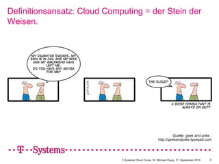 Definitionsansatz: Cloud Computing = der Stein der Weisen. Quelle: geek and poke , http://geekandpoke.typepad.com 