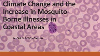Climate Change and the
Increase in Mosquito-
Borne Illnesses in
Coastal Areas
MICHAEL SCOGNOMILLO
 