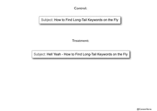 @ContentVerve 
Control: 
Treatment: 
 
