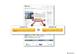 @ContentVerve 
Variant A: Variant B: 
 