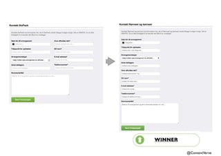 @ContentVerve 
WINNER 
 