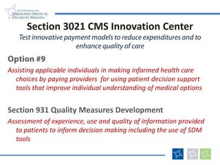 Supporting the ConceptSDM supported by patient decision aids improves decision quality