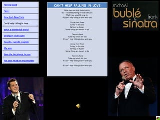 CAN’T  HELP  FALLING  IN  LOVE Wise men say only fools rush in  But I can't help falling in love with you  Shall I say would it be a sin  If I can't help falling in love with you Like a river flows Surely to the sea  Darling, so it goes  Some things are meant to be Take my hand Take my whole life too If I can't help falling in love with you Like a river flows Surely to the sea  Darling, so it goes  Some things are meant to be Take my hand Take my whole life too If I can't help falling in love with you If I can't help falling in love with you 