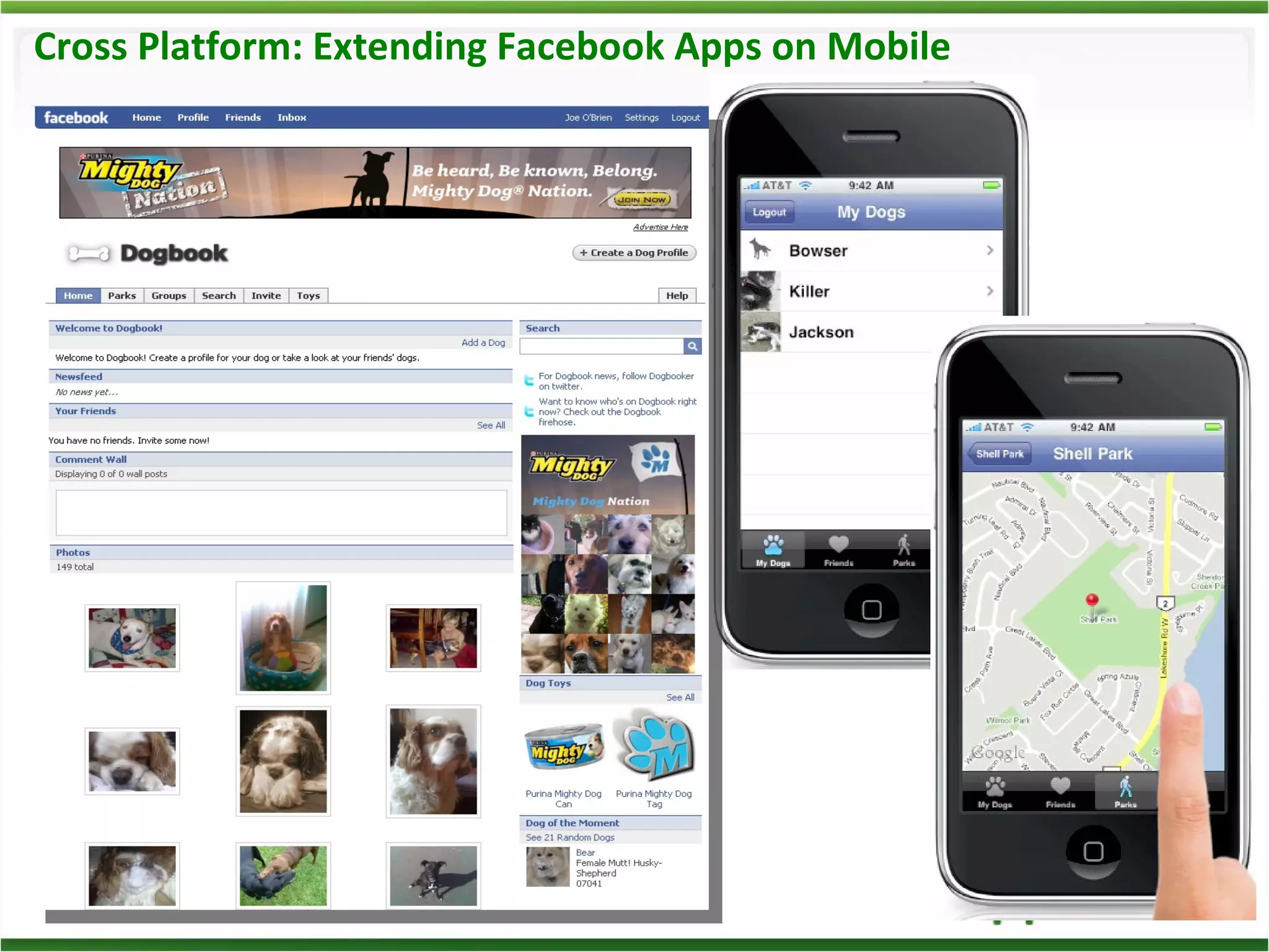 Cross Platform: Extending Facebook Apps on Mobile 