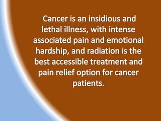 Dr. Michael Chin on Radiation Oncology