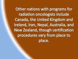 Dr. Michael Chin on Radiation Oncology
