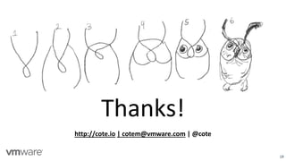 19
Thanks!
http://cote.io | cotem@vmware.com | @cote
 